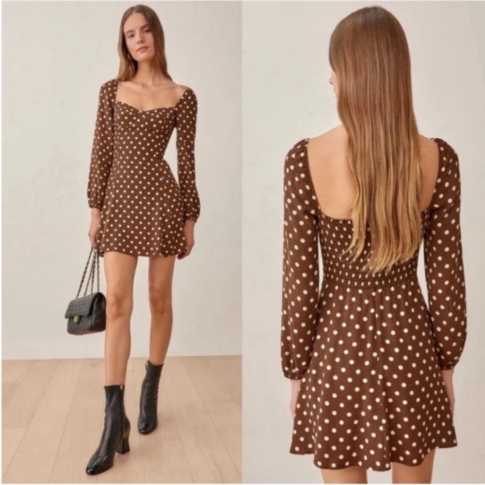 NWT Reformation Mochi Dress - Au Lait